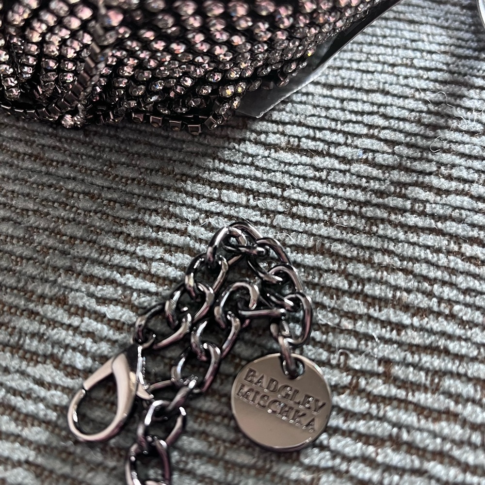 Badgley Mischka NWT with Flaws Spherical Minaudiere Sparkly Evening Clutch Bag - Picture 8 of 12